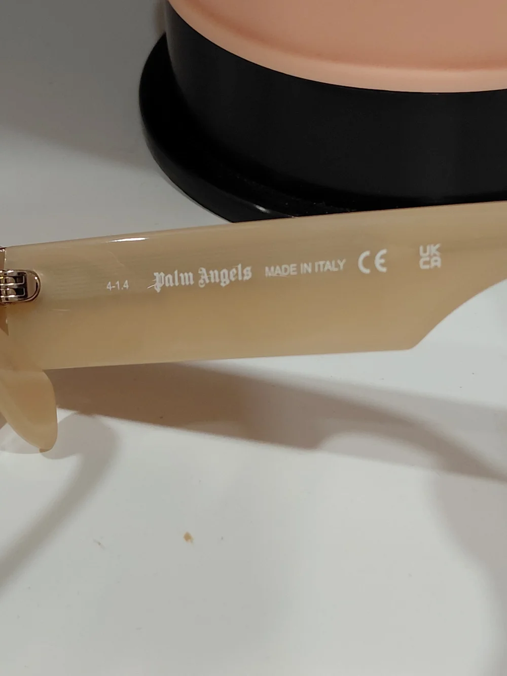 NIB Palm Angels Sand Brown GILROY Oval Sunglasses Peri051 Unisex